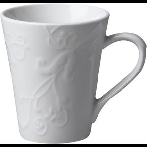 10-oz White Porcelain Coffee Mug